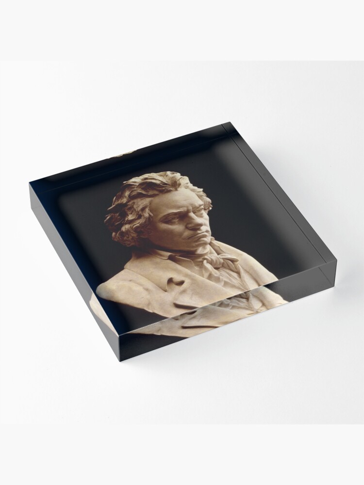 Thumbnail 3 of 5, Acrylic Block, Beethoven bust statue by Hagen designed and sold by PZAndrews.