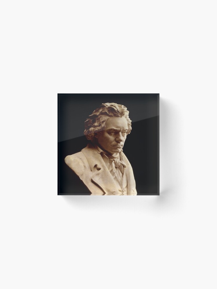 Thumbnail 2 of 5, Acrylic Block, Beethoven bust statue by Hagen designed and sold by PZAndrews.