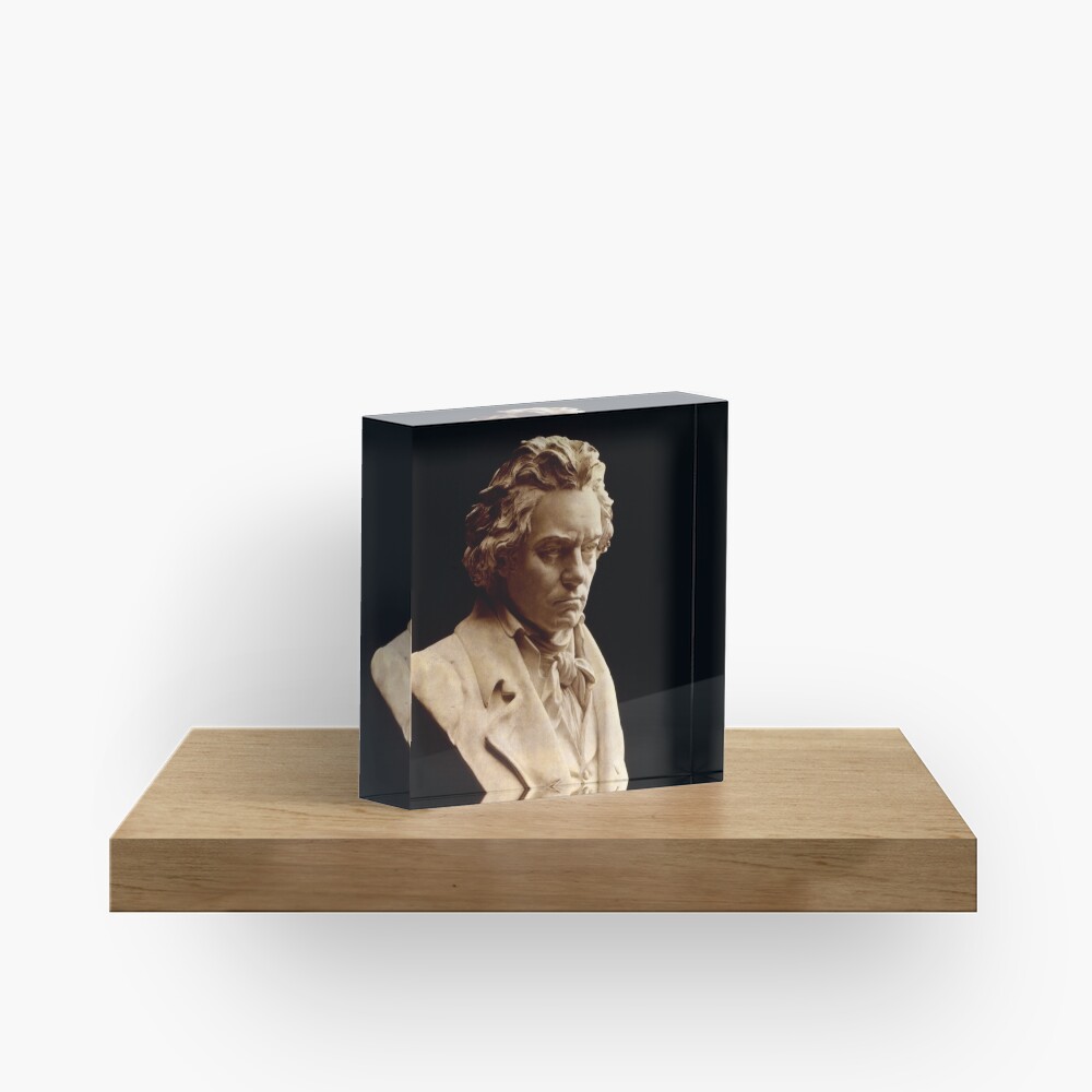Beethoven bust statue by Hagen Acrylic Block