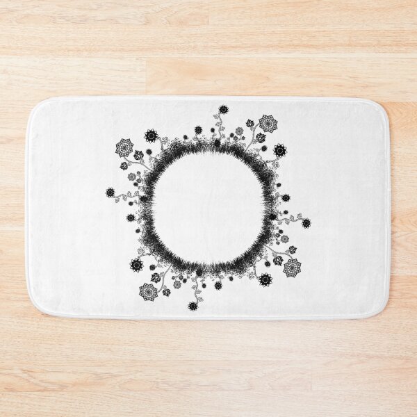 Item preview, Round earth meadow flowers lawn designed and sold by rice-shirts.