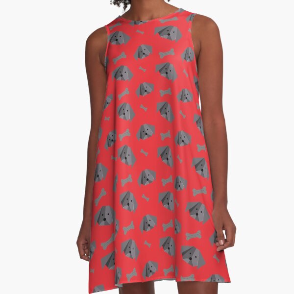 Origami pups A-Line Dress