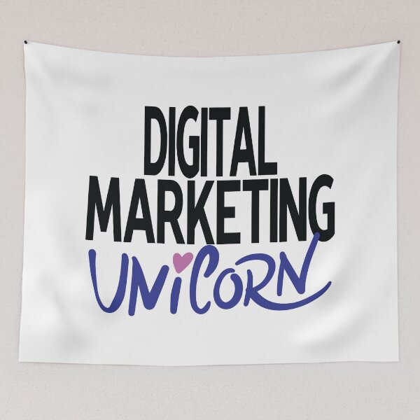 Item preview, Digital Marketing Unicorn Social Network Media Communication Marketing Strategy designed and sold by ProjectX23.