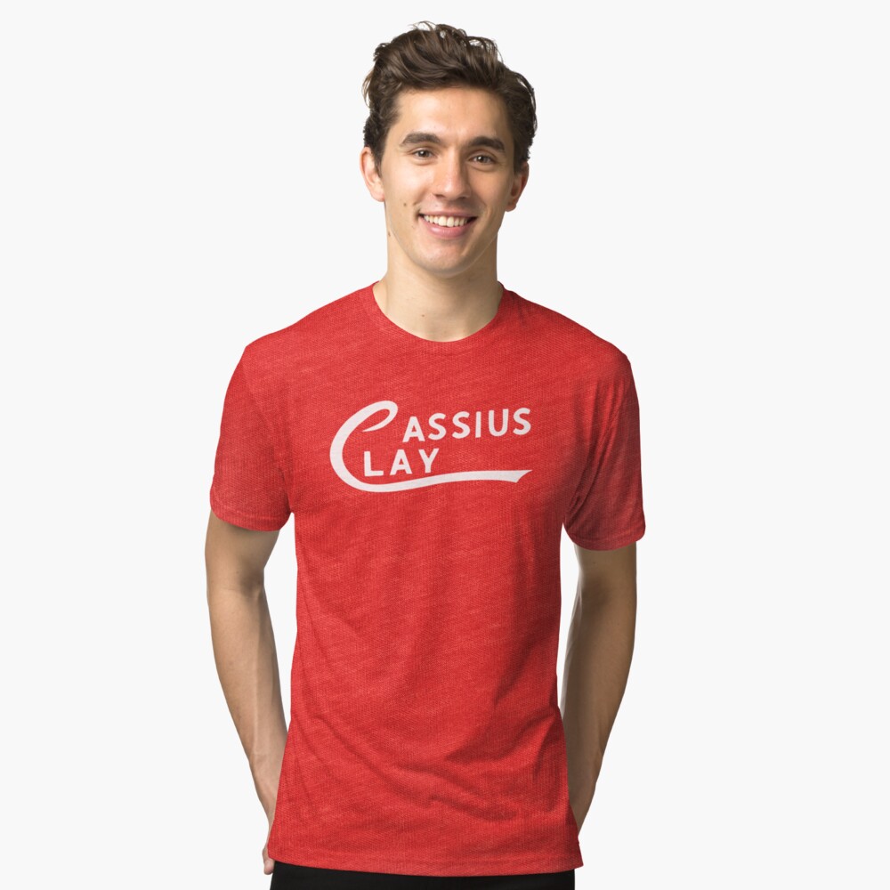 cassius clay white t shirt