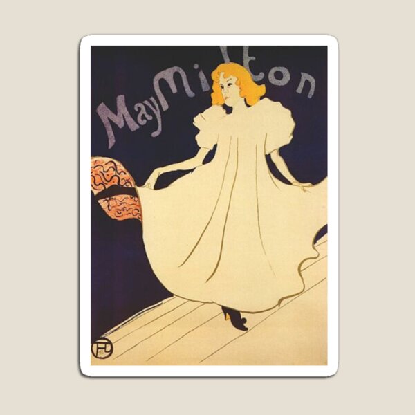 May Milton, Henri de Toulouse-Lautrec, Плакат 1895 года. Тулуз-Лотрек Magnet