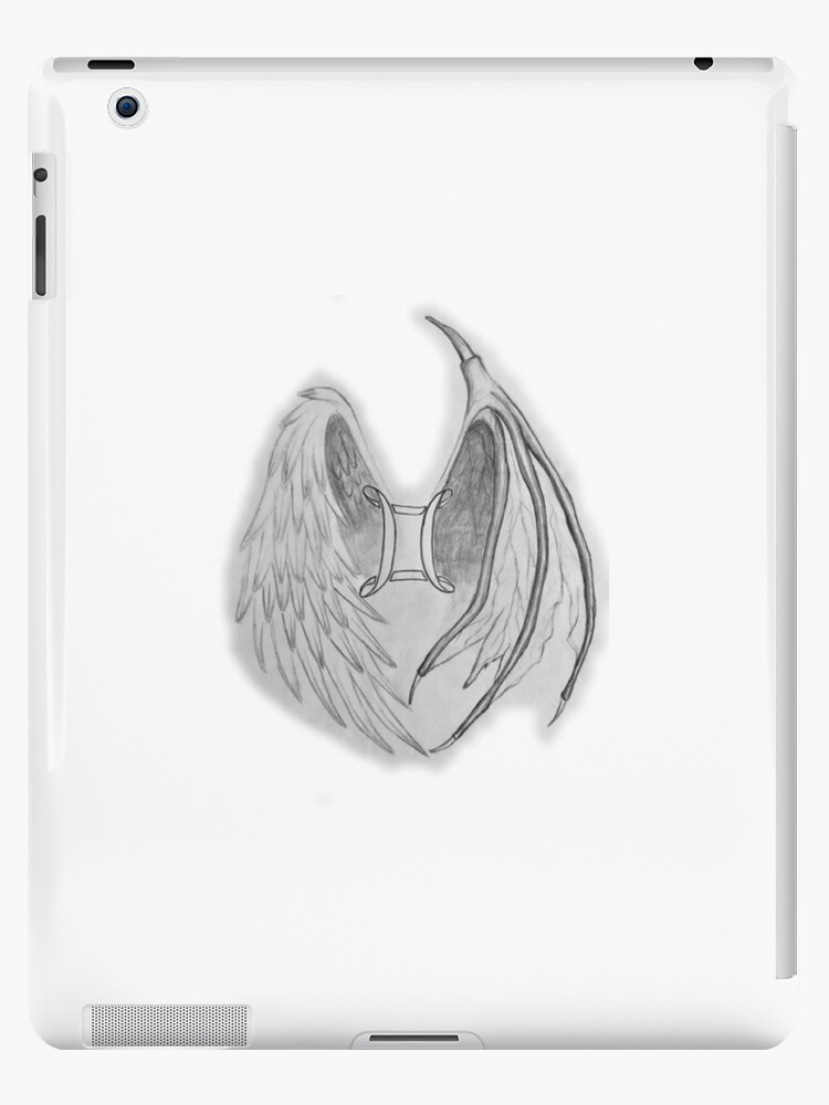 Gemini Good Vs Evil Ipad Case Skin By Km Redbubble