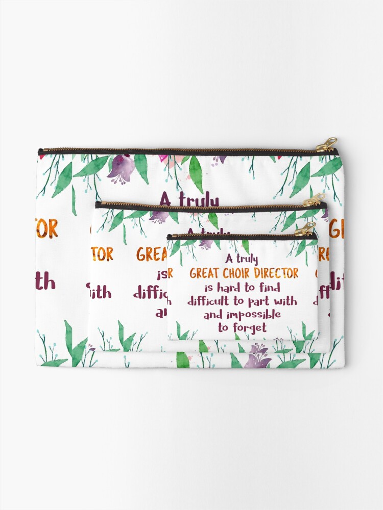 Supervisor Quote / Thank you quote / Leaving gift idea Zipper Pouch for  Sale by tanabe