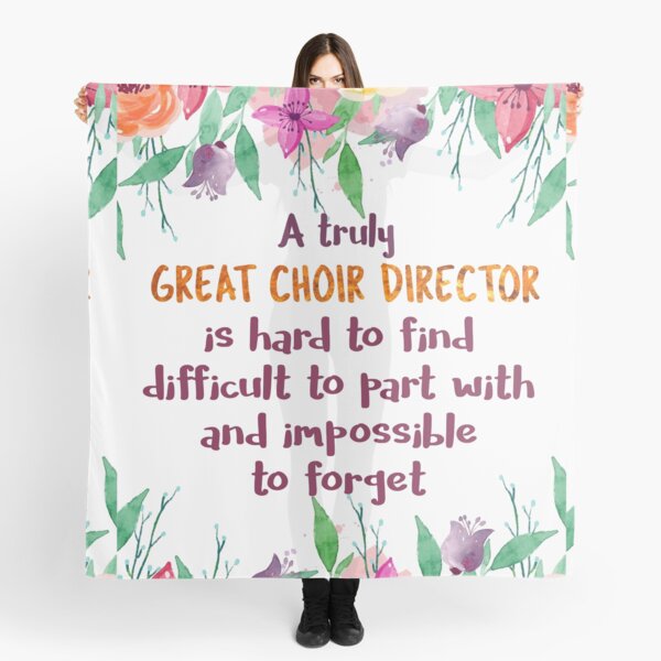 "Choir Director Quote Thank you card Farewell gift Leaving Gift Idea