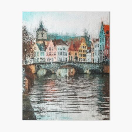 Bruges, Belgium Art Board Print