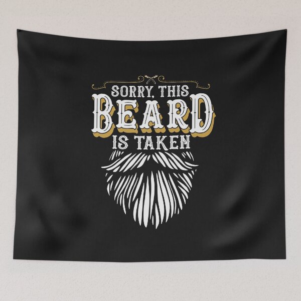 Item preview, Sorry This Beard is Taken Retro Country Style Happily Married Engaged in Relationships Gift for Men designed and sold by alenaz.