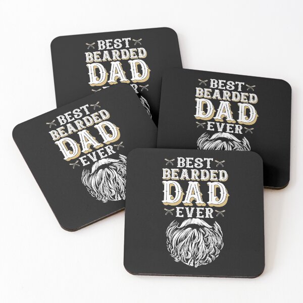 Item preview, Best Bearded Dad Ever Funny Fathers Day Gift for daddy with beard humor gift  designed and sold by alenaz.
