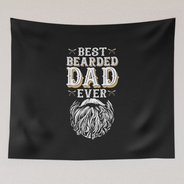Item preview, Best Bearded Dad Ever Funny Fathers Day Gift for daddy with beard humor gift  designed and sold by alenaz.