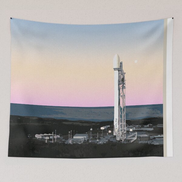 Item preview, Falcon 9 Launch Pad California designed and sold by Philippe Rocket.