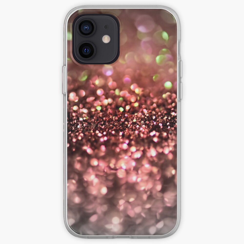 Copper Bronze Ombre Blush Glitter iPhone Case & Cover