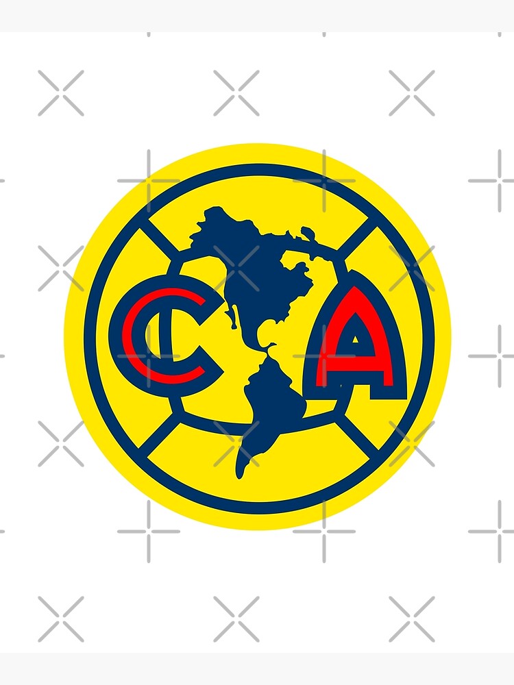 Club de Futbol America, Las Aguilas del America, Mexican Soccer team  America, Logo Design Team America, SVG, JPG, Instant Download.