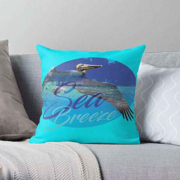 Sea Breeze Throw Pillow