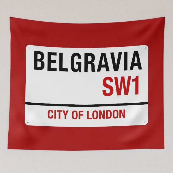 Item preview, BELGRAVIA SIGNAGE designed and sold by WOOFANG.