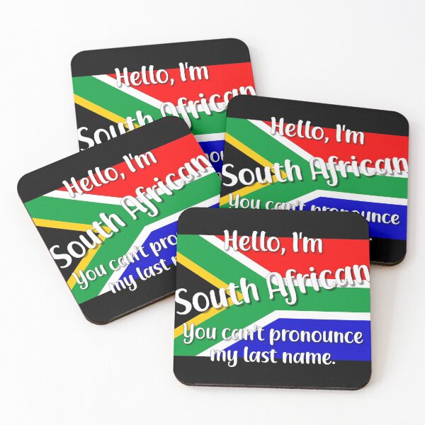 Item preview, Hello I'm South African, You Can't Pronounce My Last Name designed and sold by jutulen.