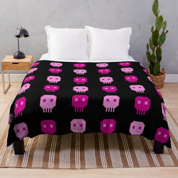 Item preview, skulls - vintage game in pink designed and sold by M-Lorentsson.