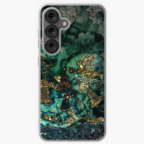 Item preview, Gold Indigo Faux Malachite Marble designed and sold by MysticMarble.