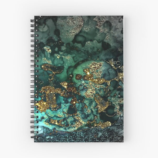 Item preview, Gold Indigo Faux Malachite Marble designed and sold by MysticMarble.