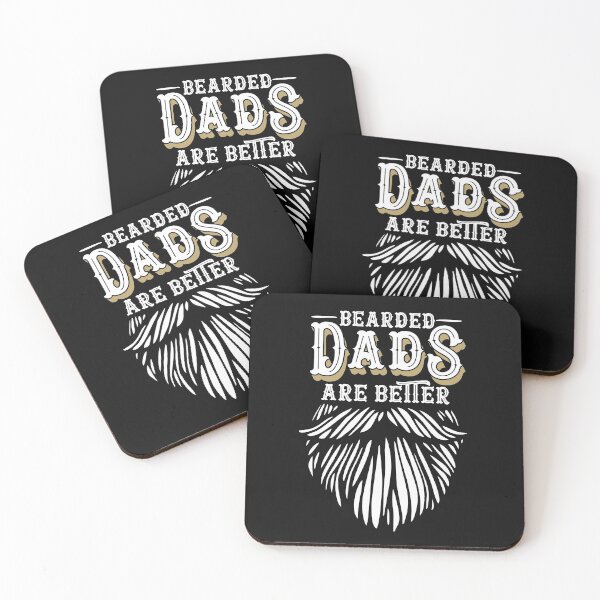Item preview, Bearded Dads are Better Humor Gifts for Daddy with Beard Fathers Day Retro Cool Gift  designed and sold by alenaz.