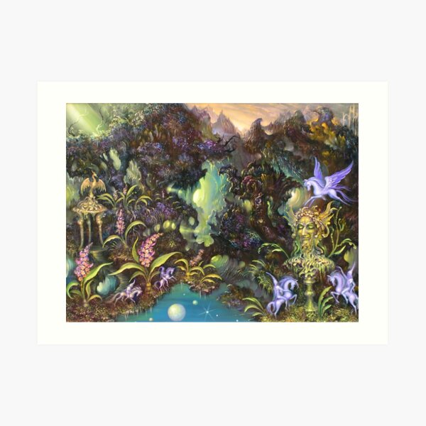 Discovery of the Bust of the Vanished Shaman Art Print