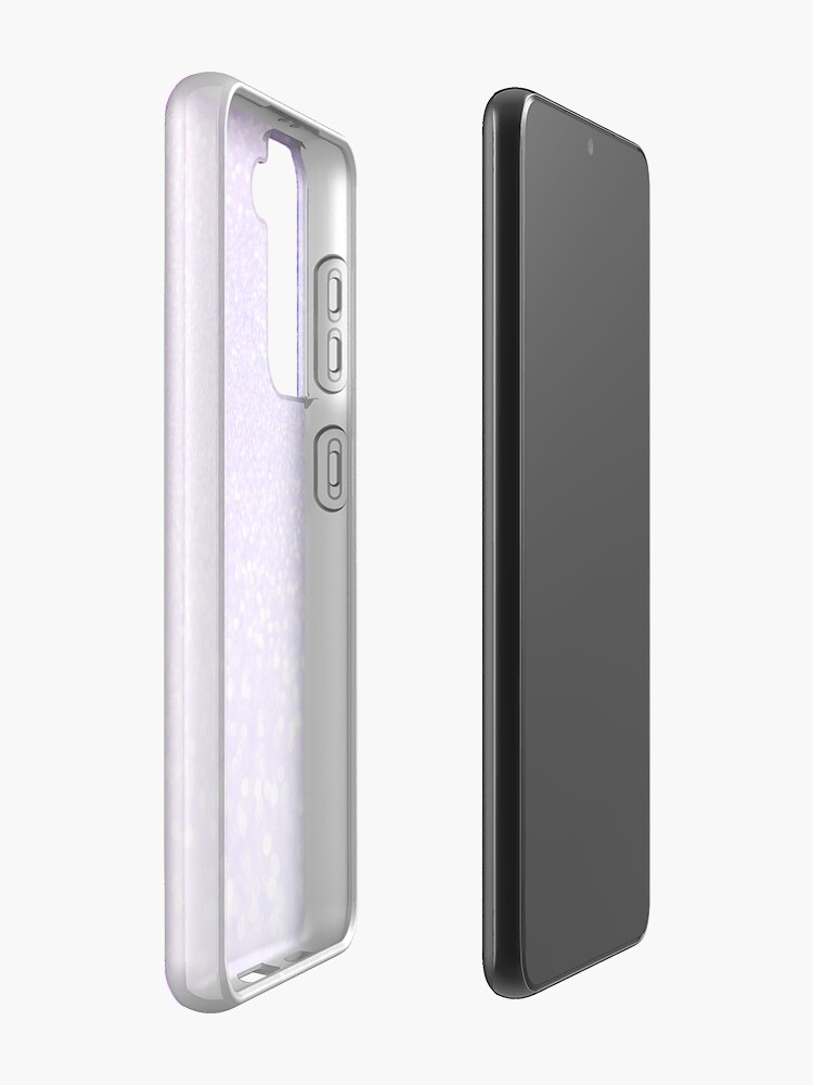 Alternate view of Purple and Ultra Violet Blush Glitter Case & Skin for Samsung Galaxy