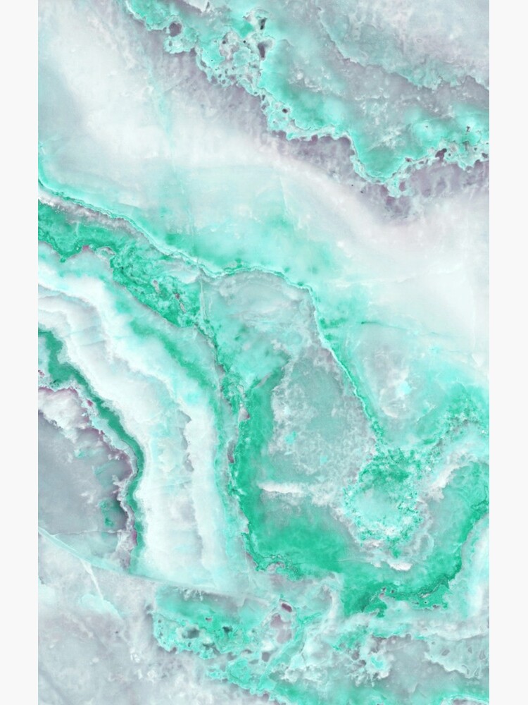 Luxury Mermaid Green Agate Marble Geode Gem by MysticMarble