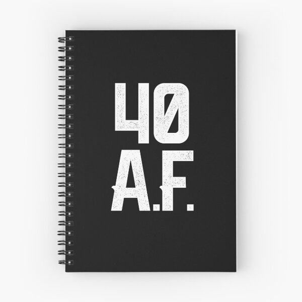 Item preview, 40 AF Funny 40th Birthday Party Gift turning 40 years old funny Bday gift idea men women  designed and sold by alenaz.