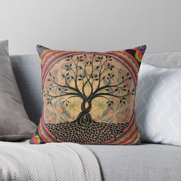 Life:Tree Throw Pillow