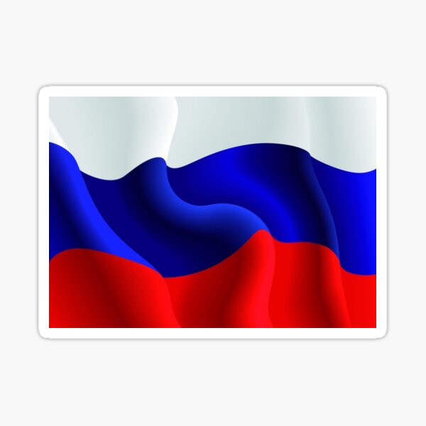 #Российский #флаг, Флаг российской федерации, #Russian #Flag, Flag of the Russian Federation, Russia, Russian, flag, Russian Federation Sticker