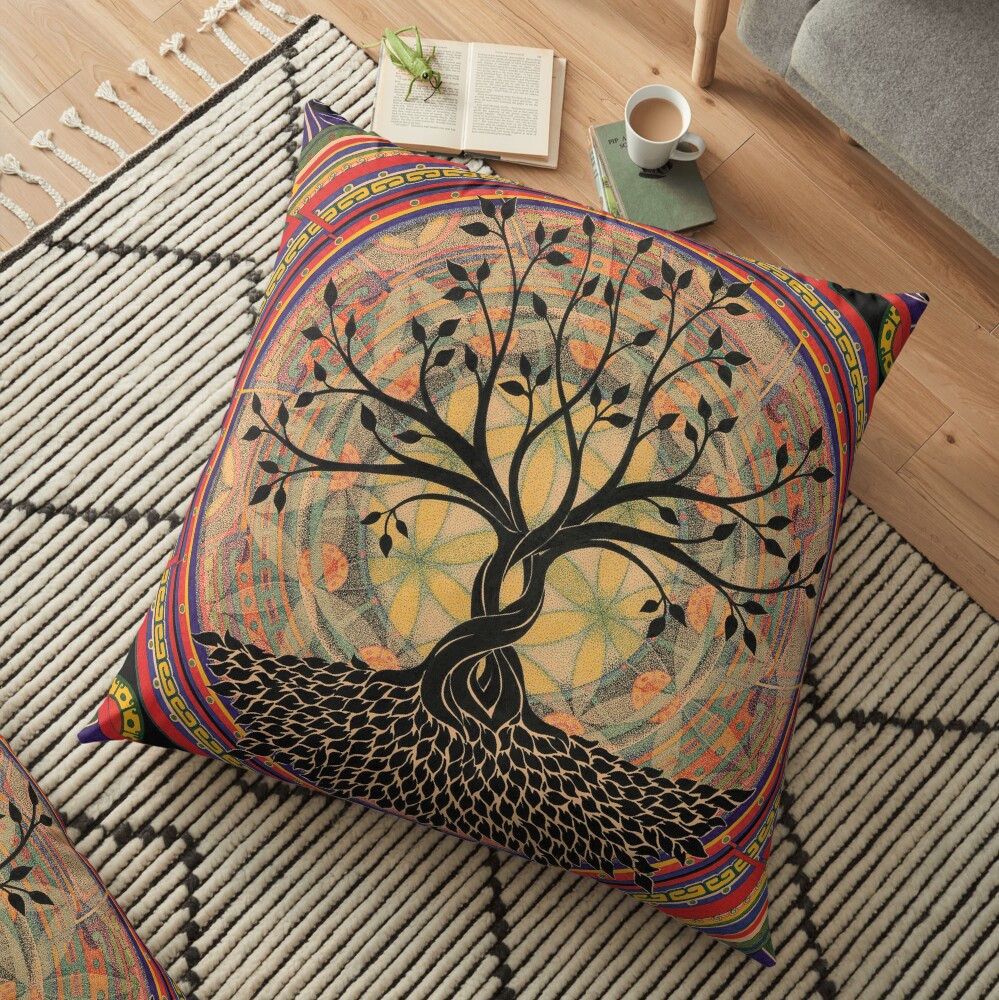 Life:Tree Floor Pillow