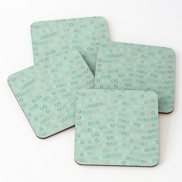Item preview, Minty Fresh Circles Pattern designed and sold by Calislahn.
