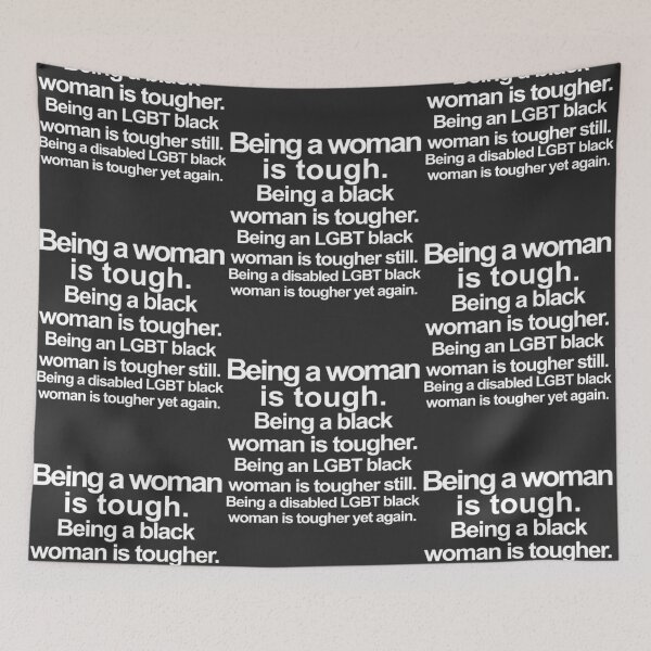 Item preview, Being A Black Woman Is Tough design designed and sold by GetItGiftIt.