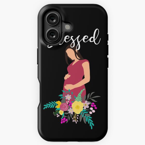 Item preview, Blessed, pregnant, pregnancy, pregnant woman, pro life  designed and sold by Lupappdesigns.