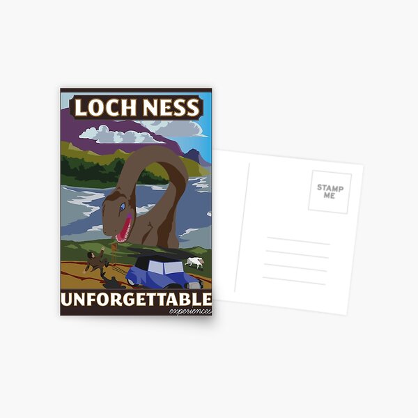 Item preview, Visit Loch Ness - Brown designed and sold by Inflict Design.