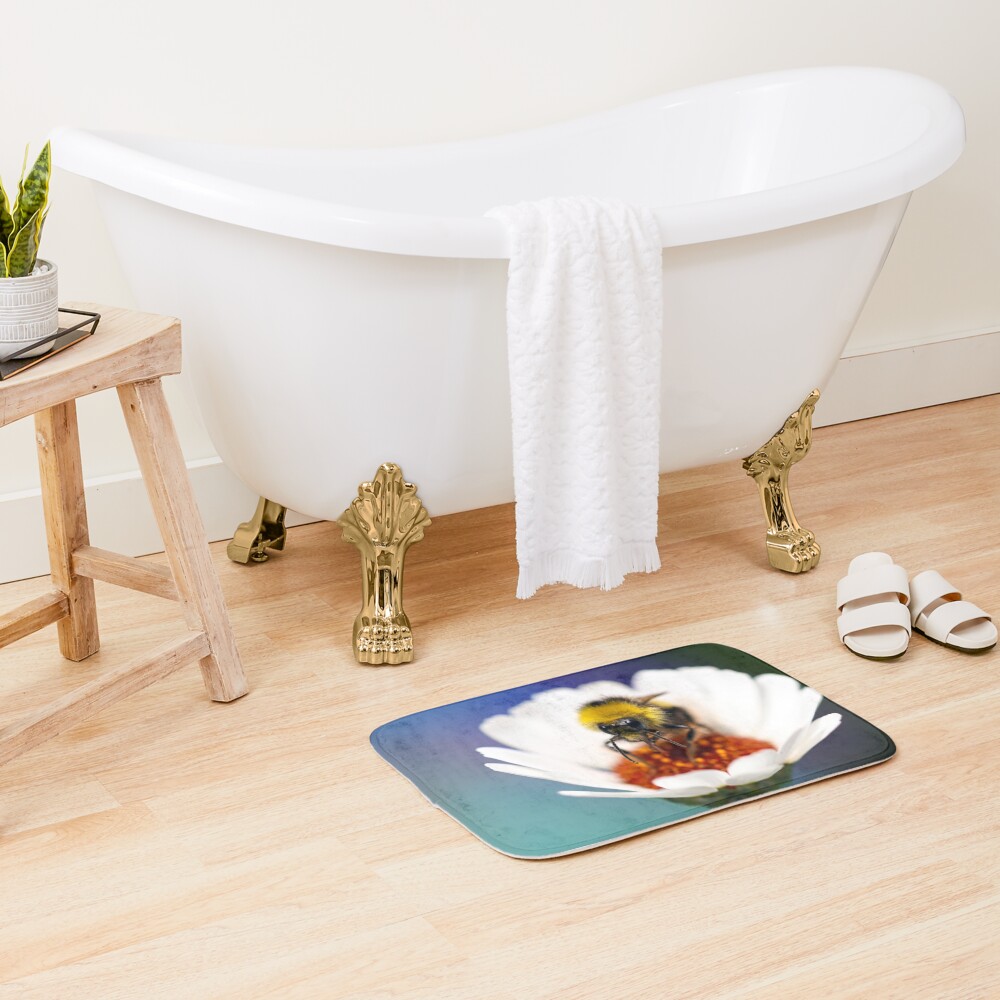 "Furry face" Bath Mat by GreyFeatherPhot Redbubble