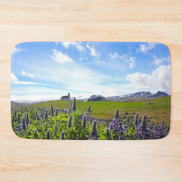 Item preview, Ingjaldscholskirkja - isolated church - Rif Iceland designed and sold by AHELENE.