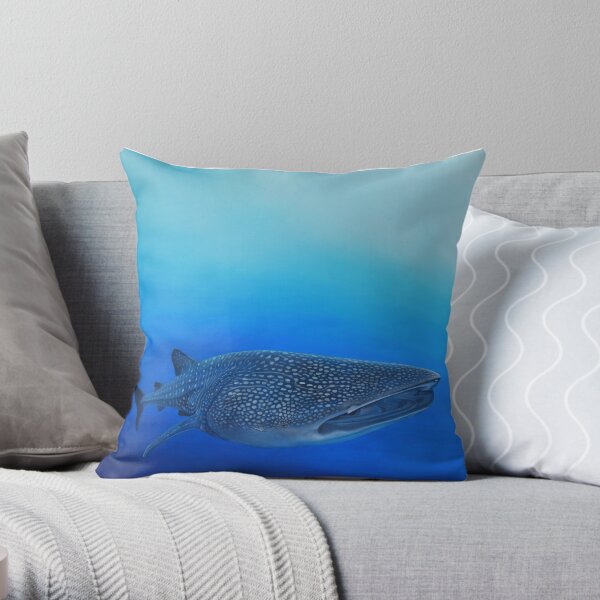 Whaleshark Throw Pillow