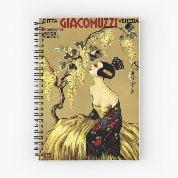 Item preview, GIACOMUZZI Italian Liqueur Syrup Aperitif Vintage Art Nouveau designed and sold by retroposters.