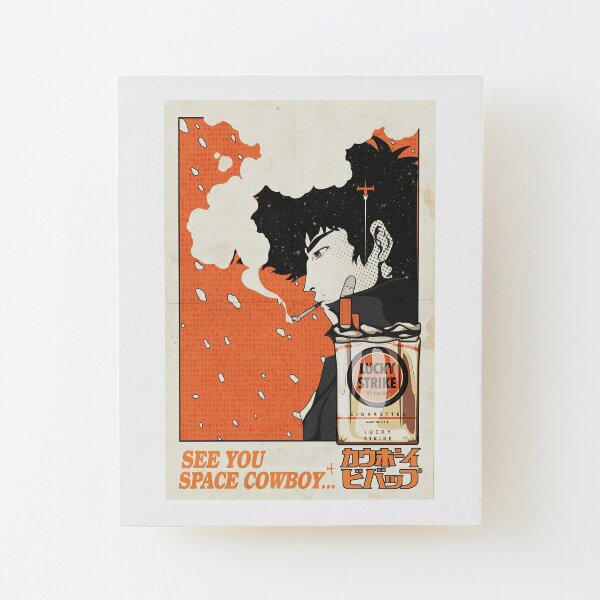 Cowboy Bebop Wood Mounted Print