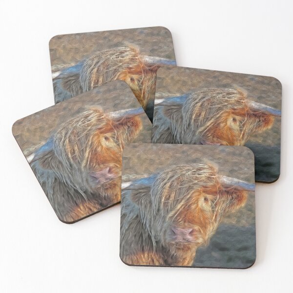 Item preview, Scottish Highland Cow Digital Art designed and sold by davidelder.