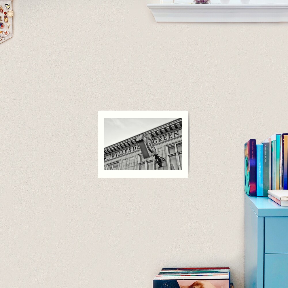 Willesden Green Tube Station Art Print