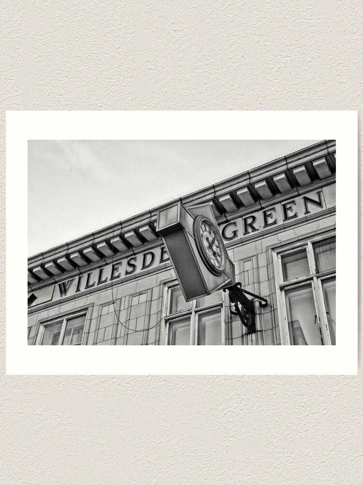 Alternate view of Willesden Green Tube Station Art Print