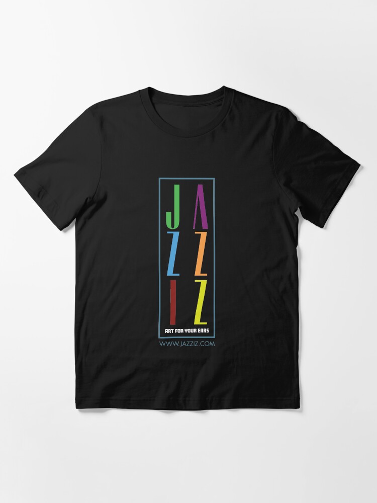 Alternate view of JAZZIZ “Stacked” Essential T-Shirt