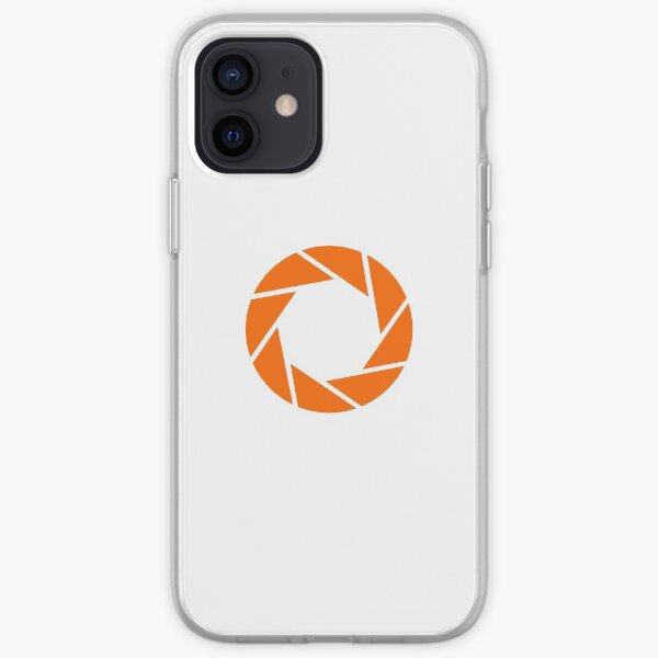 Aperture Science (Orange) Logo iPhone Soft Case