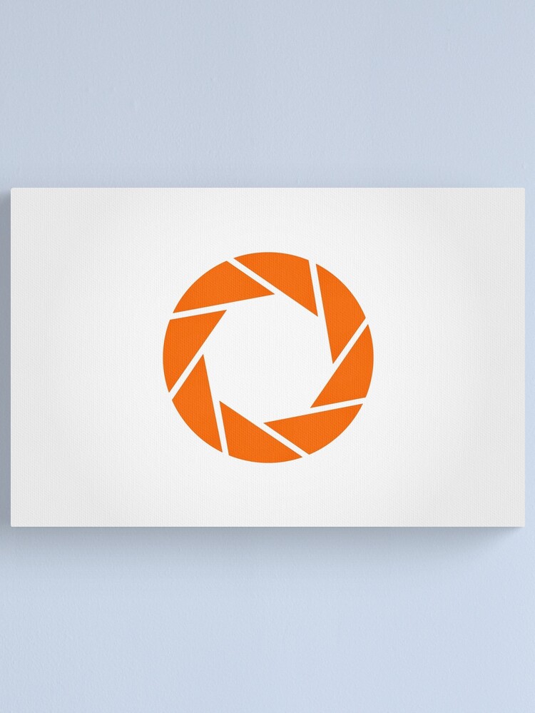 Alternate view of Aperture Science (Orange) Logo Canvas Print