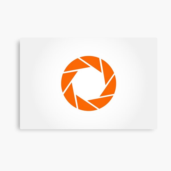 Aperture Science (Orange) Logo Canvas Print