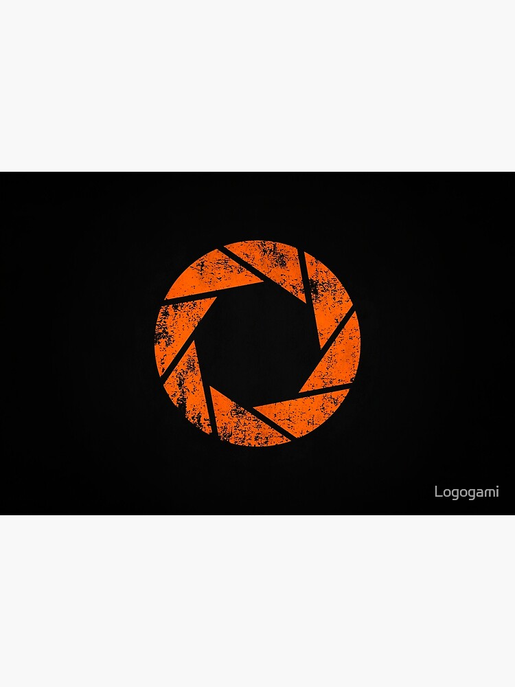 Aperture Science (Orange) Logo · Distressed by Logogami