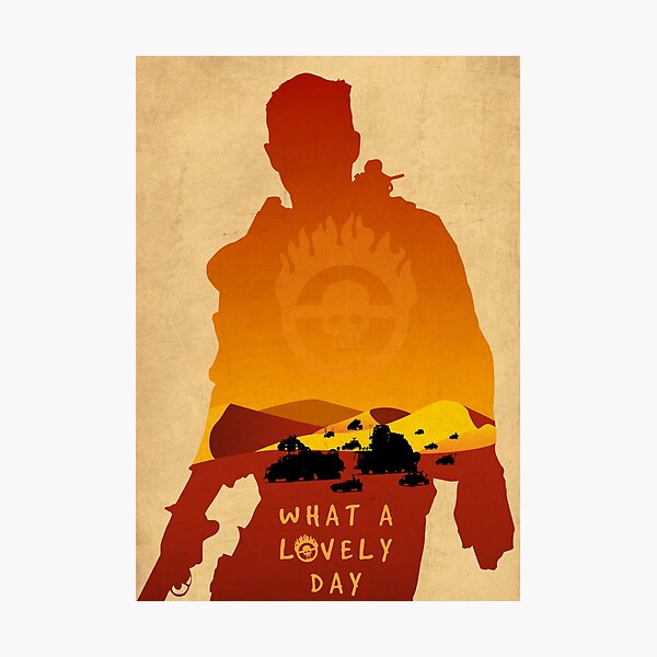 Mad Max Minimalist Photographic Print